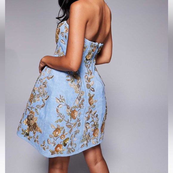 Embellished Mini dress